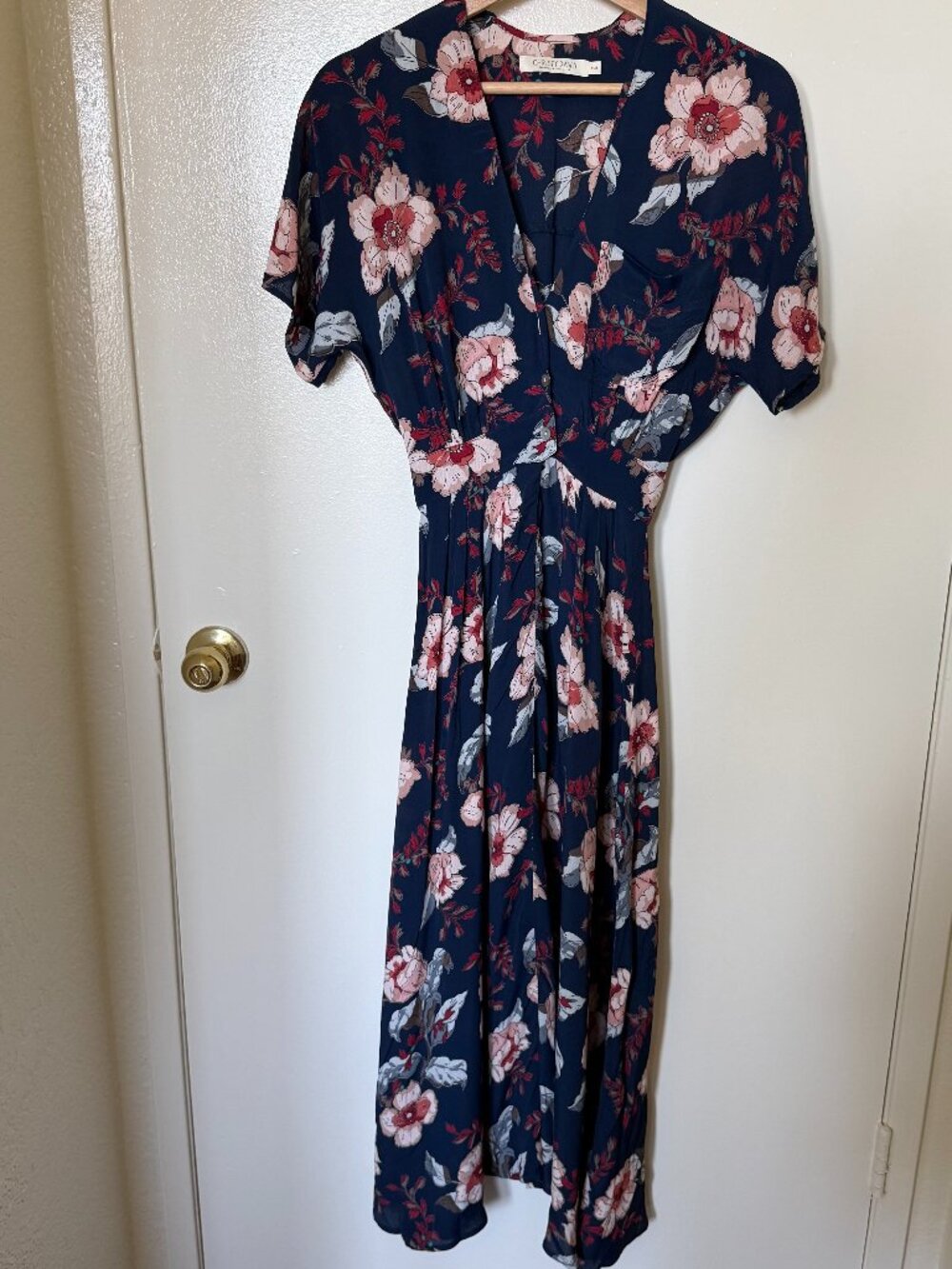 Christy Dawn The Lottie Dress In Floral Midnight Anemone XSP - Picture 2 of 7